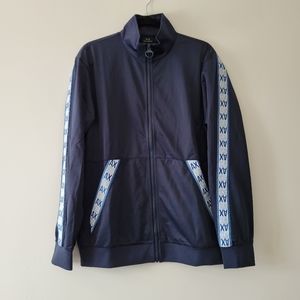 Armani exchange logo tape track jacket Navy nwt M